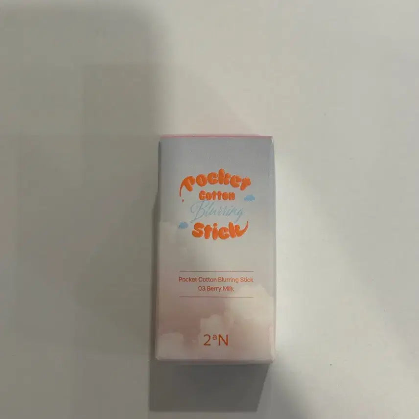 [BUNJANG] 2aN Pocket Cotton Blurring Stick 03 Berry Milk (Sealed) / 미개봉새상품)투에이엔 포켓 코튼 블러링스틱 03 베리밀크