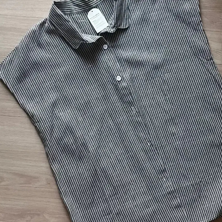 [BUNJANG] Stripe Summer Shirt / 스트라이프 여름셔츠(새상품)