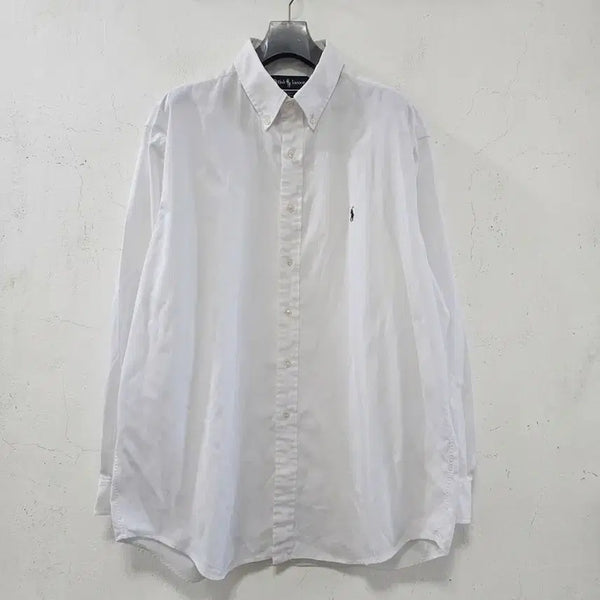 [BUNJANG] Polo Ralph Lauren White Shirt XXL / 폴로 랄프로렌 화이트 셔츠 XXL