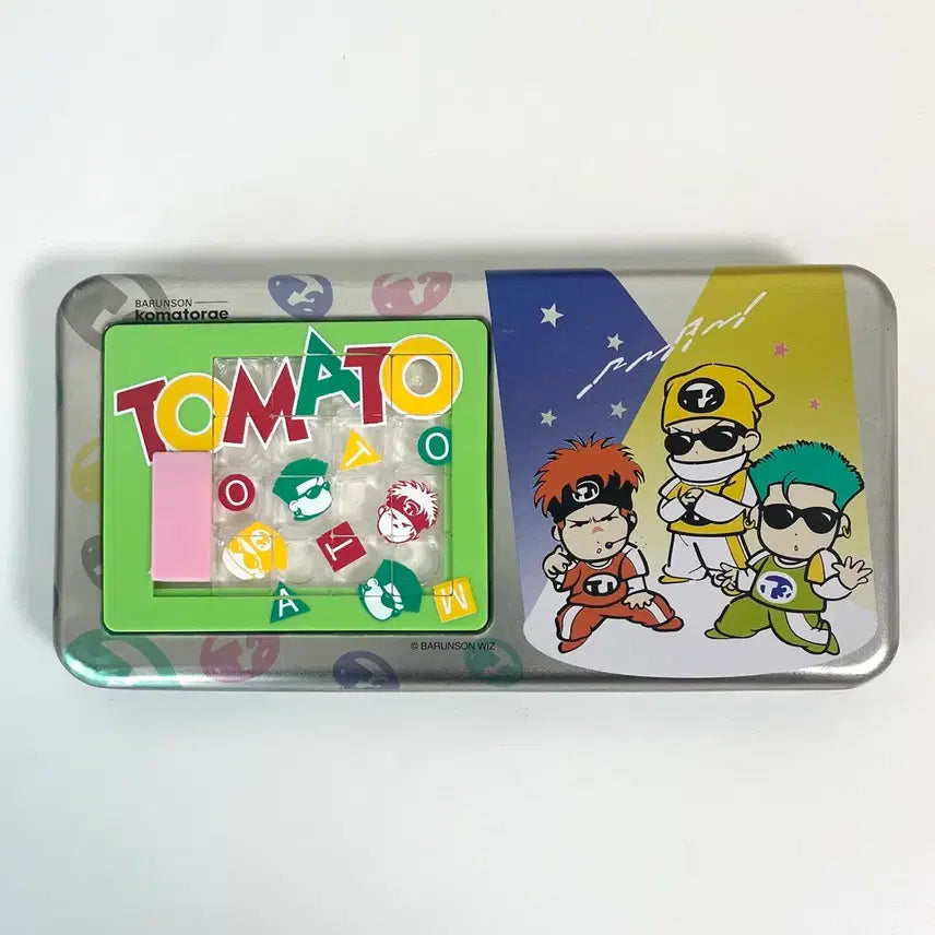 [BUNJANG] Barunson Tomato Tin Case Puzzle Pencil Case / 고전문구 바른손 토마토 틴케이스 퍼즐 필통