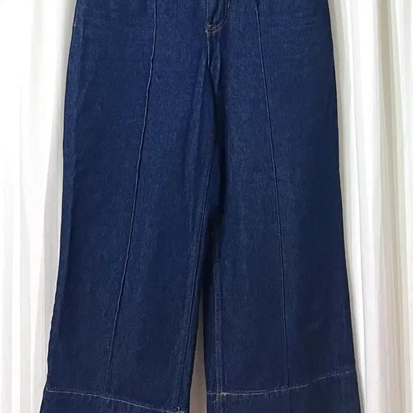 [BUNJANG] ZARA Wide Denim Pants Size EUR 36 / ZARA 와이드 데님 팬츠 EUR 36 상태좋음 28-29