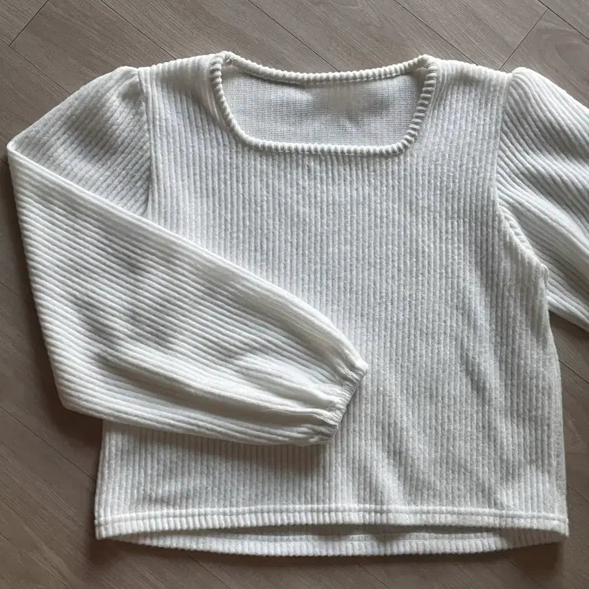 [BUNJANG] Ribbed Knit Top / 골지 니트
