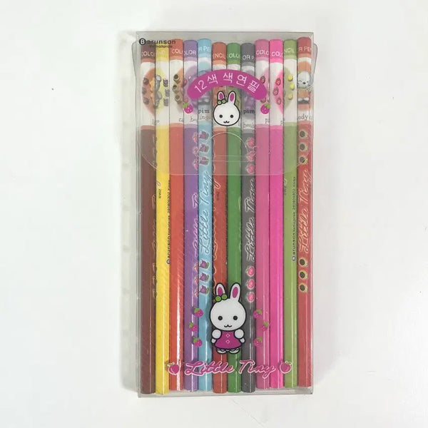 [BUNJANG] Barunson Little Tiny Colored Pencil Set / 고전문구 바른손 리틀타이니 색연필 세트