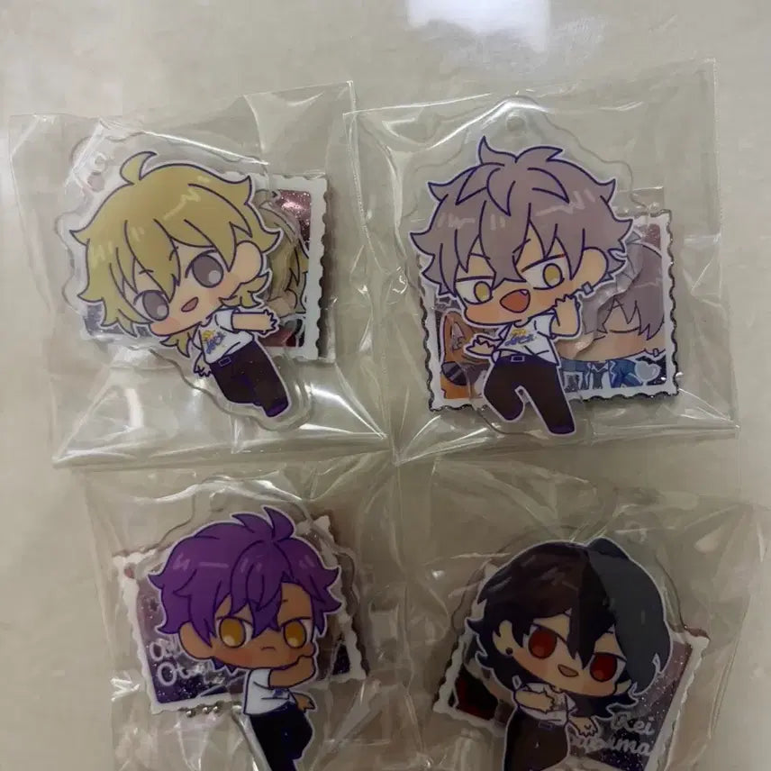[BUNJANG] Ensemble Stars!! UNDEAD Acrylic Keyring Set (4 Types) / 앙상블 스타즈! 언데드 아크릴 키링 4종 세트