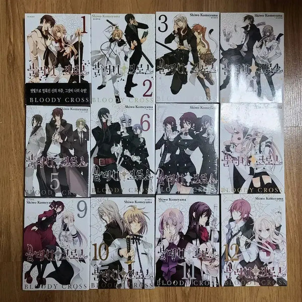 [BUNJANG] Bloody Cross Complete Collection (Volumes 1-12) First Edition OOP / 블러디 크로스 1~12 초판 소장본(절판)