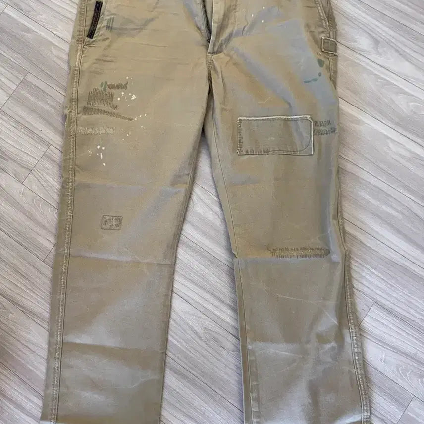 [BUNJANG] Polo Ralph Lauren Relaxed Fit Distressed Patchwork Pants 32x32 / (새상품)폴로 랄프로렌 릴렉스핏 디스트레스 패치워크 팬츠 32x32