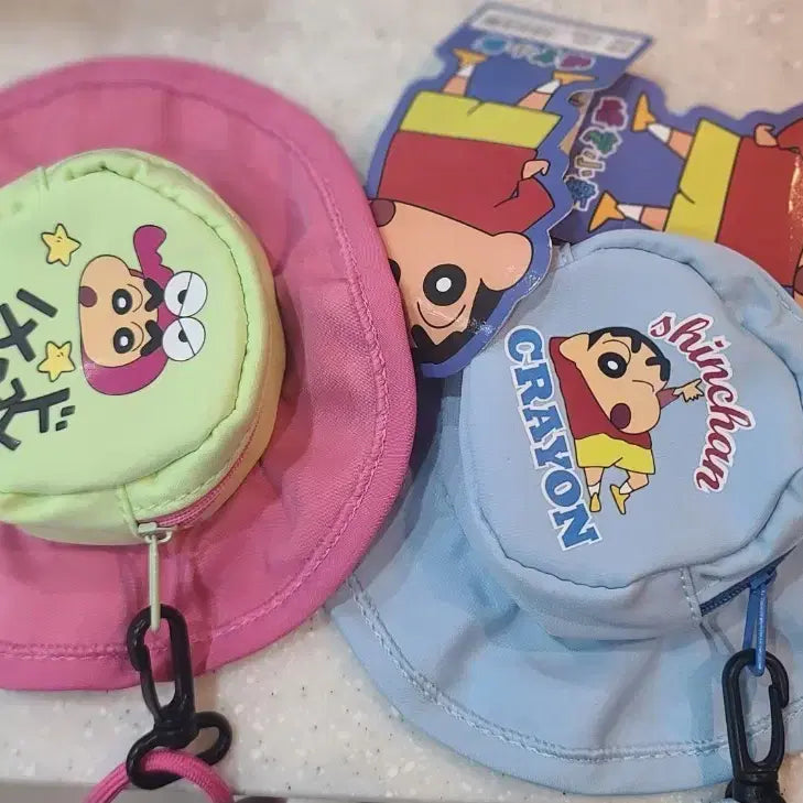[BUNJANG] Crayon Shin-chan Bucket Hat Coin Purse / 짱구 벙거지모자 동전지갑