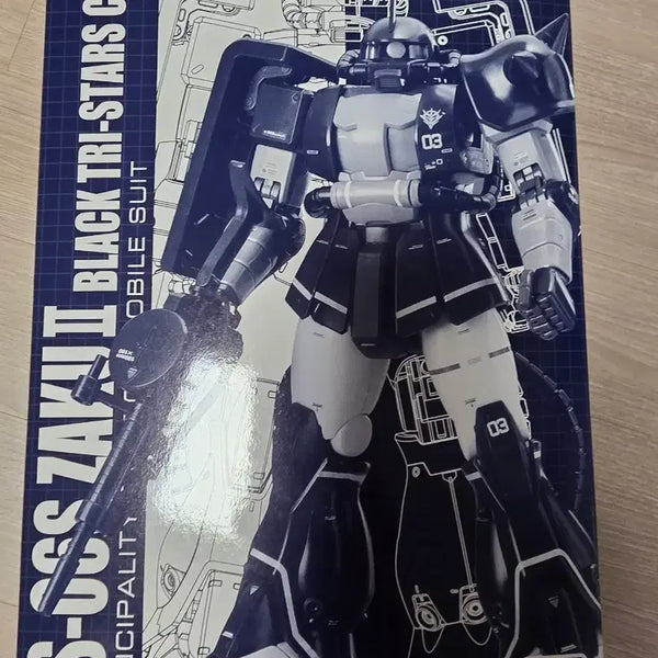[BUNJANG] Bandai MG 1/100 Zaku Black Tri-Stars Custom Model Kit / mg 건담 자쿠 검은 삼연성 커스텀