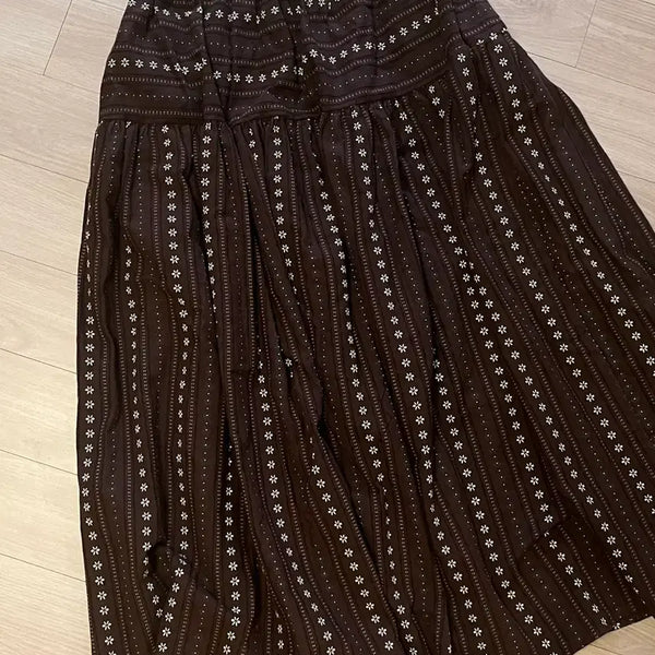 [BUNJANG] Mori Girl Style Long Skirt / 모리걸 스타일 롱스커트
