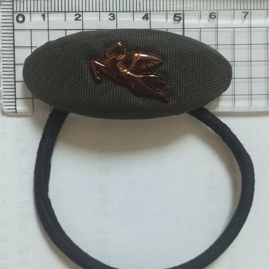 [BUNJANG] Etro Pegasus Embellished Hair Tie (Dark Brown) / 에트로 페가수스 장식 헤어끈 (다크 브라운)