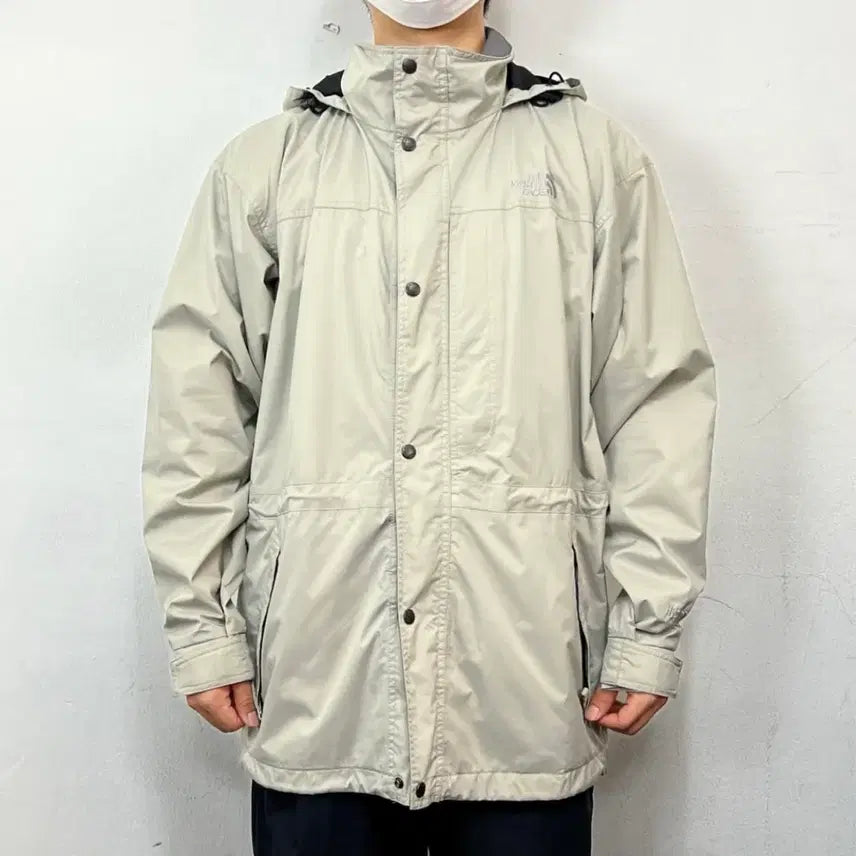 [BUNJANG] The North Face Hydroproof Two-Way Hooded Windbreaker Jacket / 노스페이스 하이드로프루프 투웨이 후드 바람막이 자켓