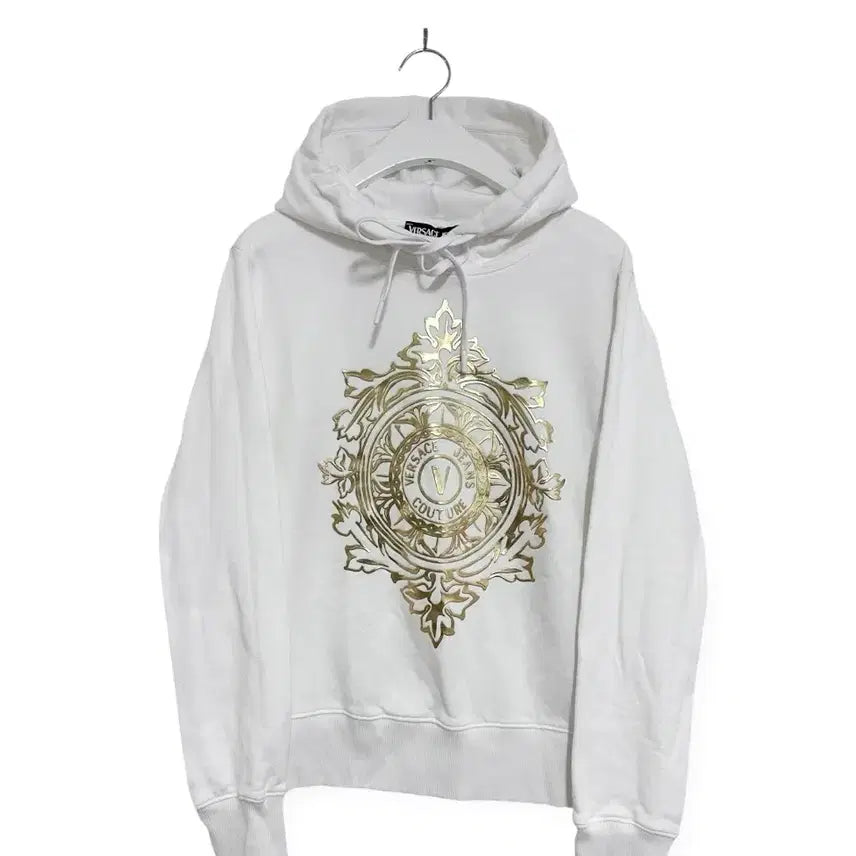 [BUNJANG] Versace Jeans Couture White Hoodie / 베르사체 진 꾸뛰르 후드티 화이트