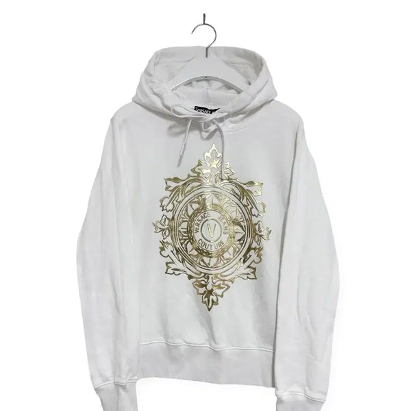 [BUNJANG] Versace Jeans Couture White Hoodie / 베르사체 진 꾸뛰르 후드티 화이트