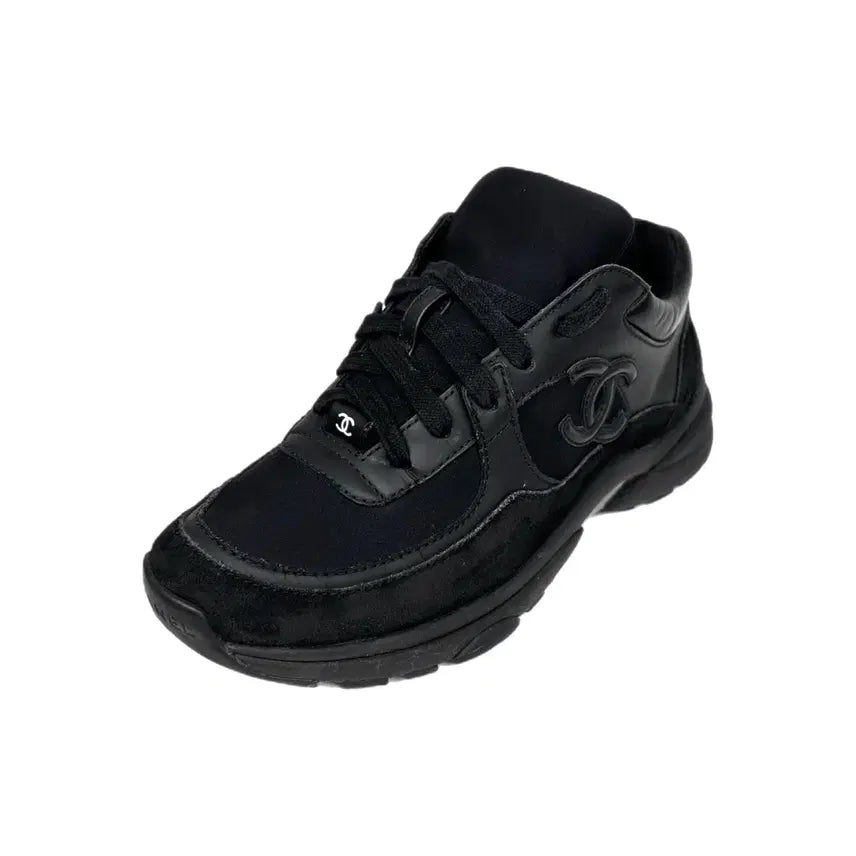 [BUNJANG] Chanel Cruise Sneakers Black / [정품] 샤넬 크루즈 스니커즈 블랙 (34.5)