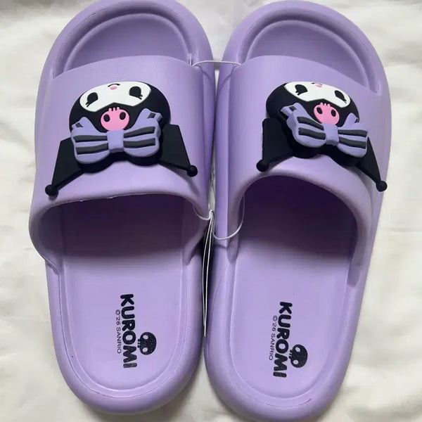 [BUNJANG] Kuromi Slippers / 쿠로미 슬리퍼 새상품