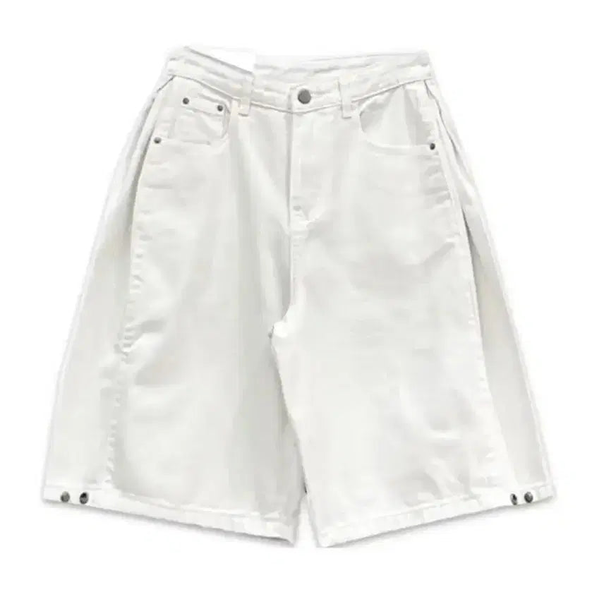 [BUNJANG] Able ZIGZAG Side Pintuck Snap Hem Bermuda Shorts / 사이드 핀턱 밑단스냅 버뮤다 여름 바지 반바지 에이블리지그재그