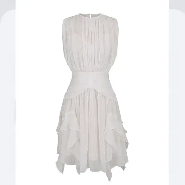 [BUNJANG] La Belle Blanche Diana One-Piece Dress White M / 라벨르블랑 다이애나 원피스 화이트 M