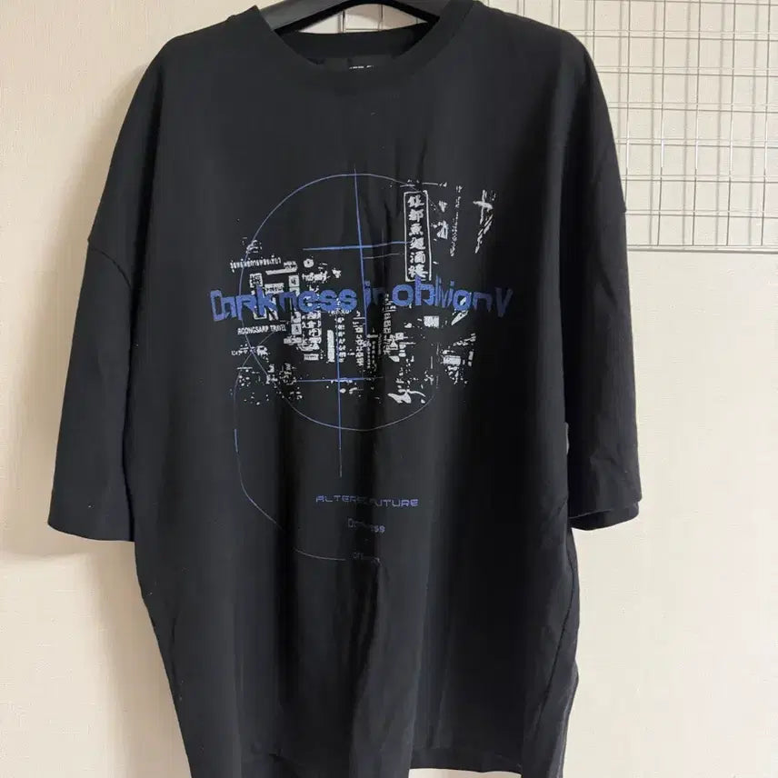 [BUNJANG] Altered Future Short Sleeve T-Shirt Black / AF2) 얼터드퓨처 반팔 티셔츠 블랙