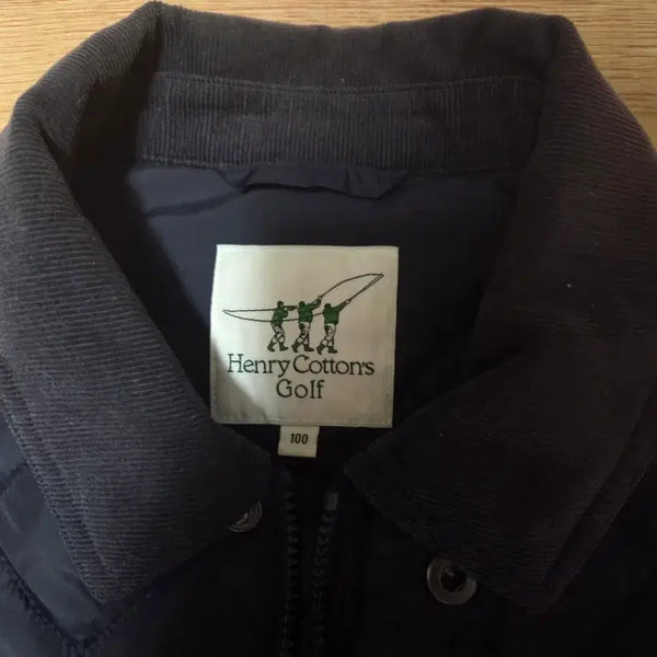 [BUNJANG] Henry Cotton's Quilted Jacket Navy Size 100 / 헨리코튼 골프 퀄팅 자켓 팝니다