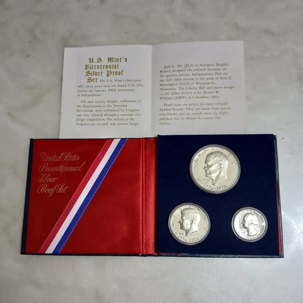 [BUNJANG] United States Mint 200th Anniversary Silver Proof Set / (은화)미국 독립 200주년 기념 주화 "실버 프루프 세트" w/OGP