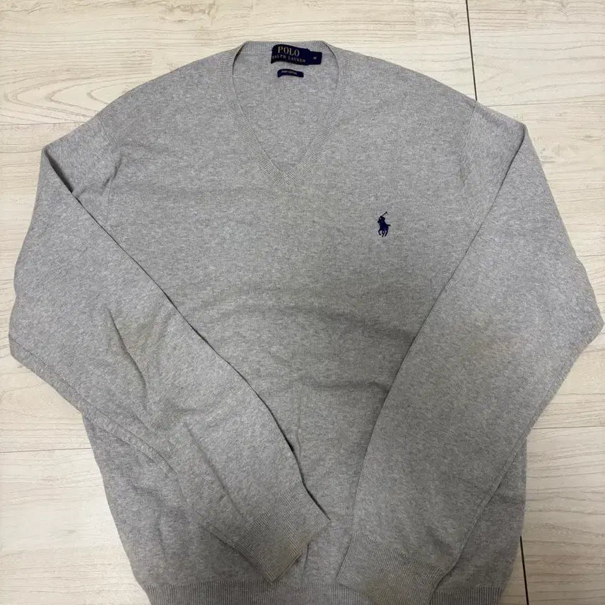 [BUNJANG] Polo Pima Cotton Knit M Size / 폴로 피마코튼 니트 m사이즈