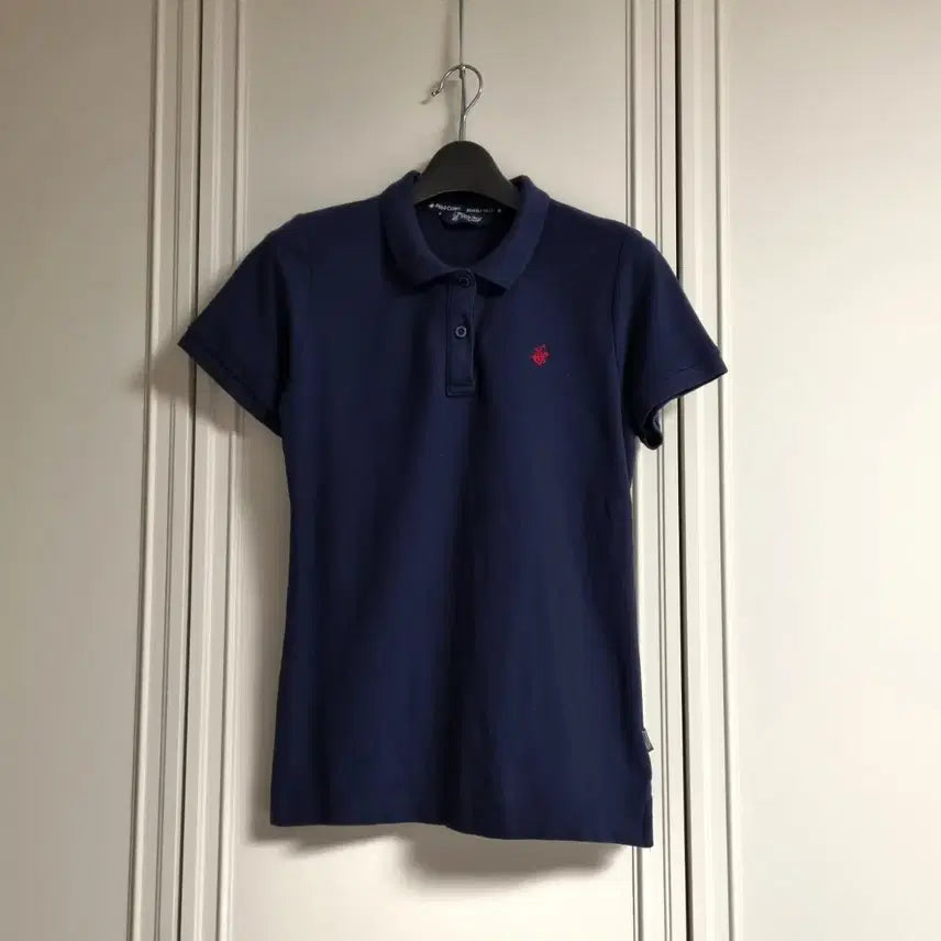 [BUNJANG] Beverly Hills Polo Club Navy Polo T-Shirt Women's Size 90 / 깔끔한 네이비 색상의 BEVERLY HILLS POLO CLUB 폴로티셔