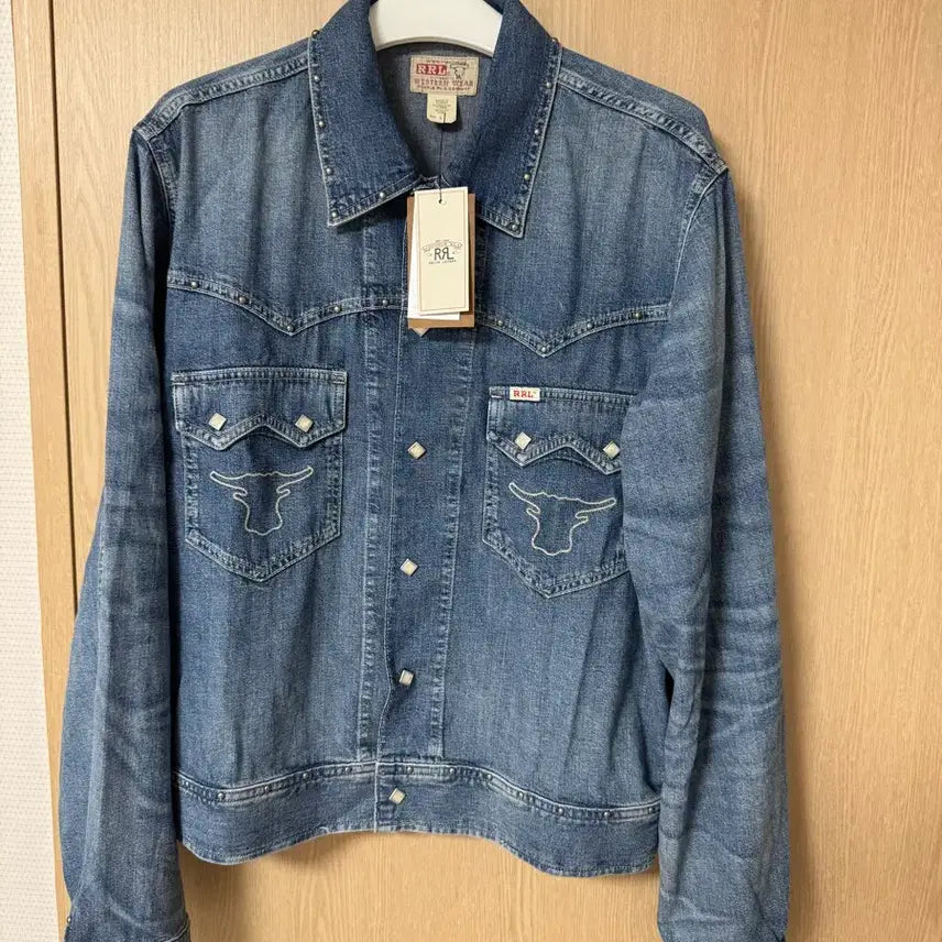 [BUNJANG] RRL Stud Indigo Denim Jacket (New with Tags) / (새상품) RRL 스터드인디고 데님자켓(실물 깡패)