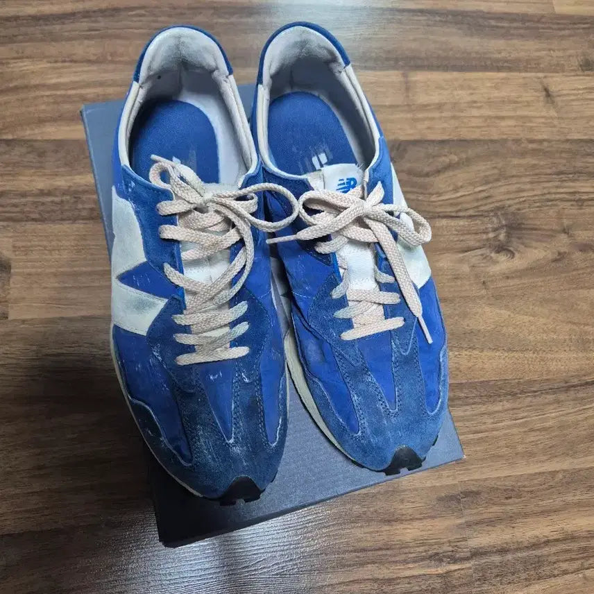 [BUNJANG] New Balance 327 Vintage Luxe Blue Sneakers (Size 300) / 뉴발란스 327 빈티지 럭스 블루 300