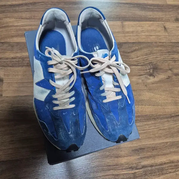 [BUNJANG] New Balance 327 Vintage Luxe Blue Sneakers (Size 300) / 뉴발란스 327 빈티지 럭스 블루 300
