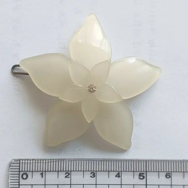 [BUNJANG] French Olivier Flower Hairpin with Cubic Accent / 프랑스 올리비에 꽃 헤어핀