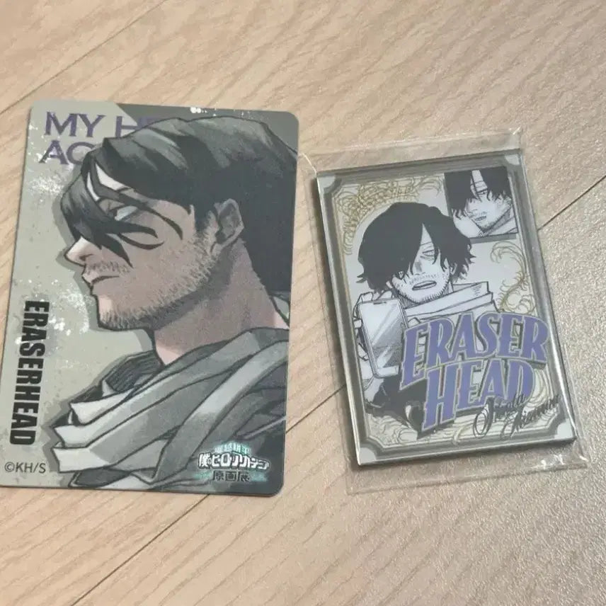 [BUNJANG] My Hero Academia Original Art Exhibition Aizawa Shota Magnet & Mirror Card Set / 히로아카 원화전 아이자와 쇼타 마그넷, 미러풍 카드