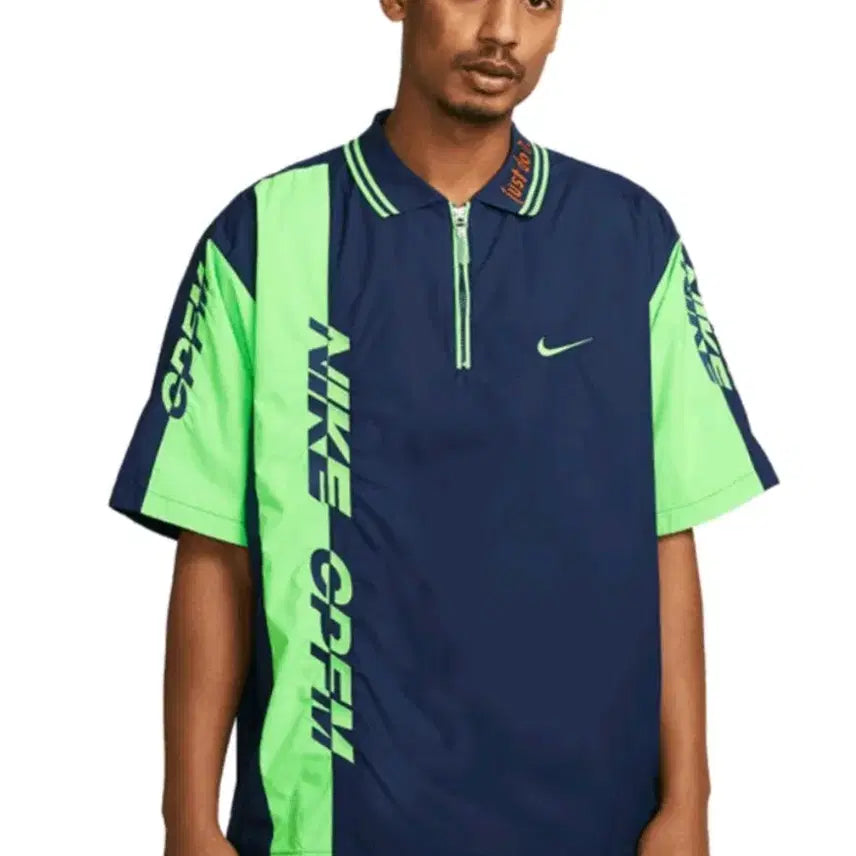 [BUNJANG] Nike x CPFM Polo Zip-Up Short Sleeve / (새상품) 나이키 x CPFM 폴로 집업 반팔