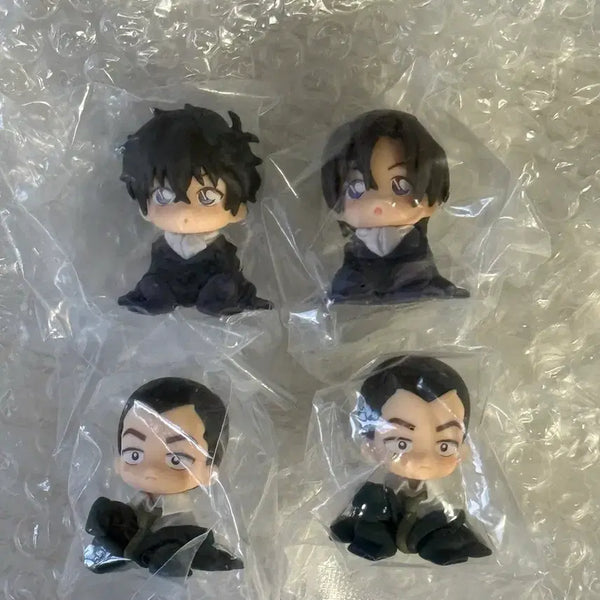 [BUNJANG] Detective Conan "Chijimase" Vol. 11 Gacha Figure Set (Hagiwara, Matsuda, Yokomizo) / 명탐정코난 가챠 피규어 치지마세 11탄 하기와라 마츠다 쥬고 4개 세트