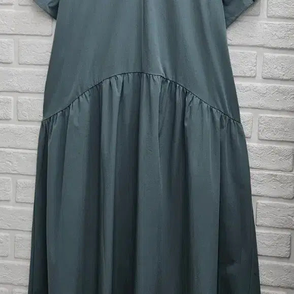 [BUNJANG] Vestiti Velli Mint Puff Sleeve Long Dress / A4689  민트색 퍼프소매원피스(베스띠벨리)