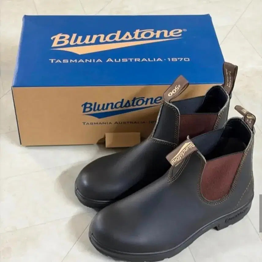 [BUNJANG] Blundstone 500 Stout Brown Leather Boots / [새제품]블런드스톤 500 스타우트 브라운