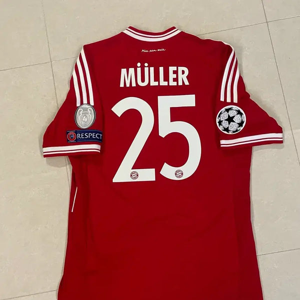 [BUNJANG] Bayern Munich Thomas Müller 2012-13 Champions League Final Jersey (Intl. M) / 13-14 바이에른 뮌헨 뮐러 챔스결승 킷