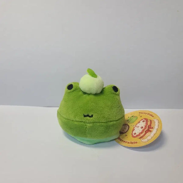 [BUNJANG] Reversible Frog Cake Charm / [새상품] 리버시블 케이크 개구리 인형 키링