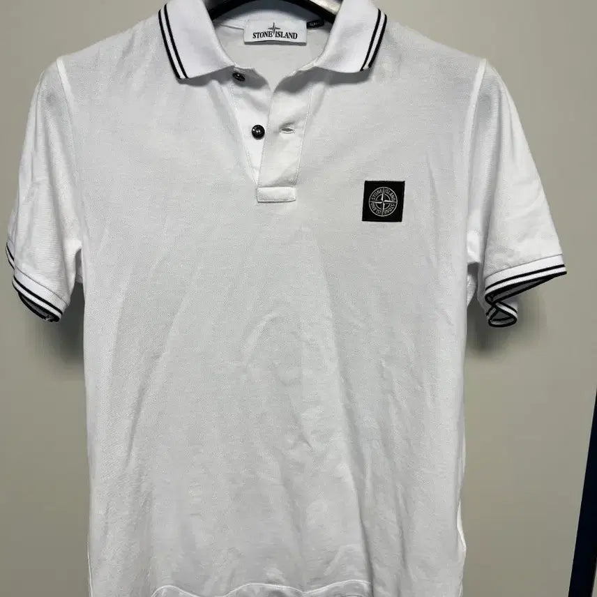 [BUNJANG] Stone Island Slim Fit Polo Shirt - Size M / [M] 스톤 아일랜드 카라티 슬림핏
