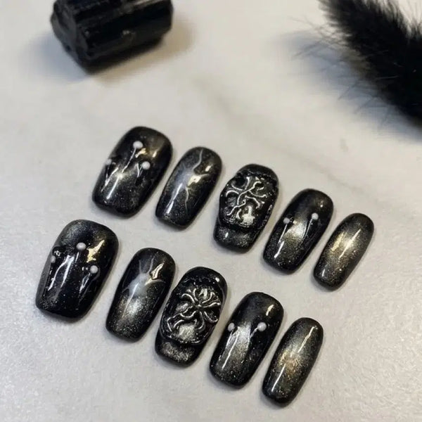 [BUNJANG] Handmade Cross Nail Tips / 월드컵 특가 ) 십자가 수제네일팁
