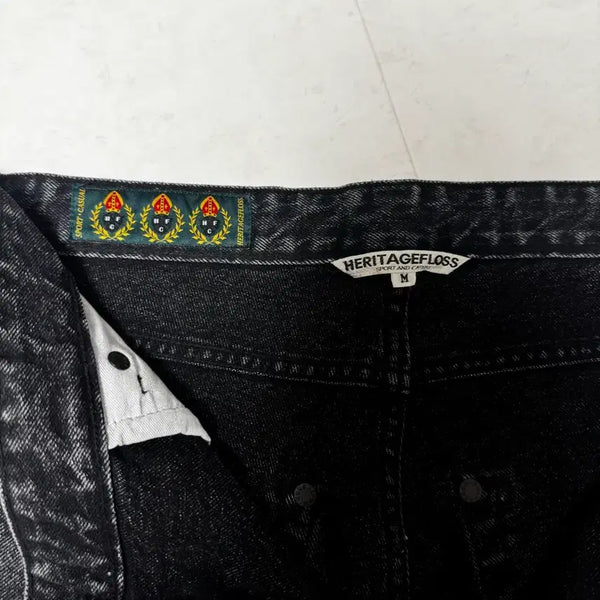 [BUNJANG] Heritage Floss Black Denim (M) / 헤리티지 플로스 흑청