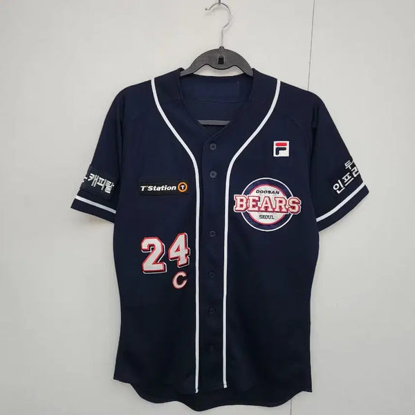 [BUNJANG] Doosan Bears Oh Jae-won Baseball Jersey (Size 95) / [두산베어스] 95 남 오재원유니폼