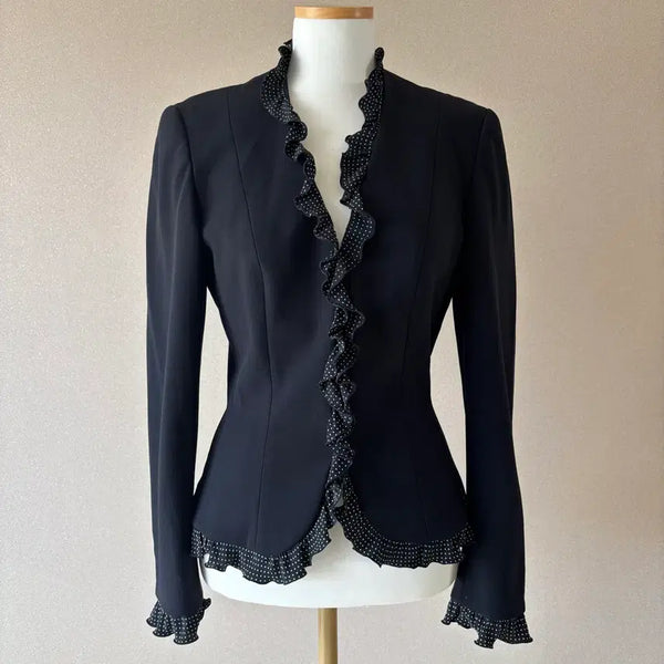 [BUNJANG] Escada Dope Frill Jacket Size 34 / [정품] Escada 에스카다 도프 프릴 자켓 34사이즈