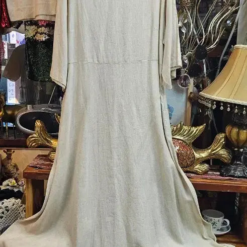 [BUNJANG] Linen Long Dress / 린넨 롱여성원피스