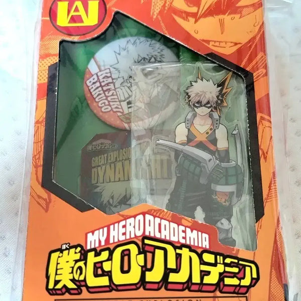 [BUNJANG] My Hero Academia Jump Shop Bakugo Can Badge & Acrylic Card Photocard Set / 바쿠고 점프샵 캔뱃지 아크릴 카드 포카 세트 나히아 히로아카