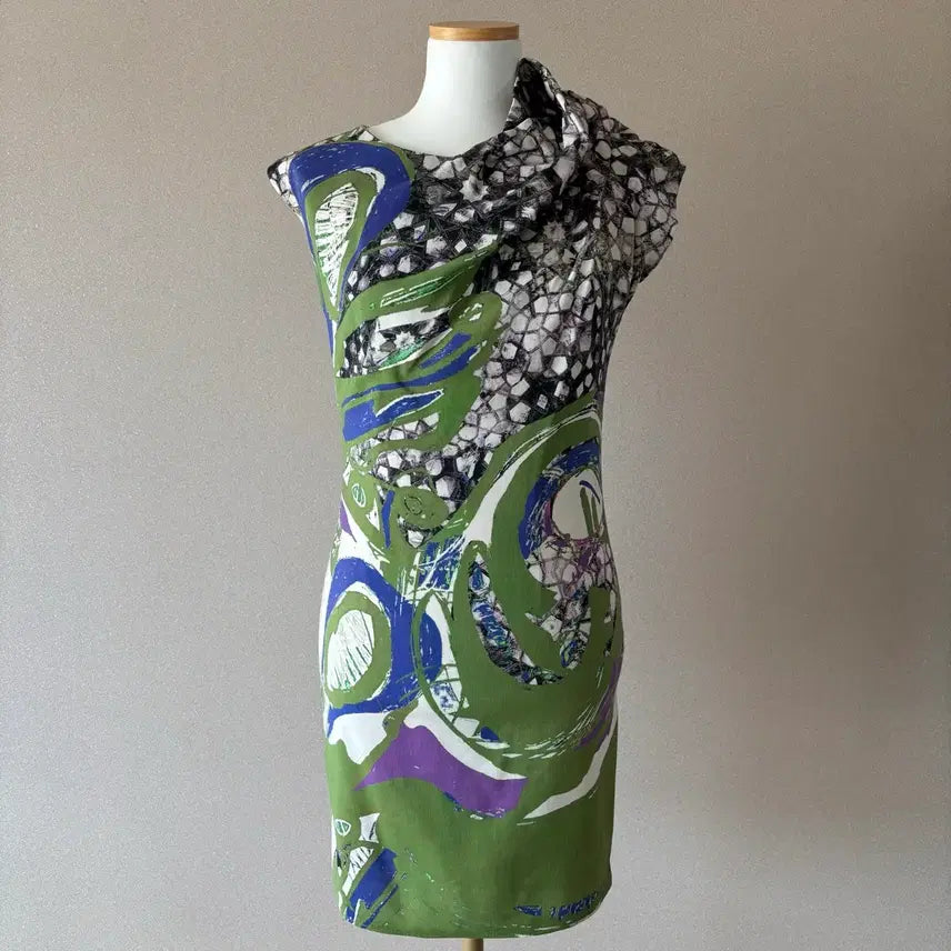 [BUNJANG] Lanvin Collection Printed Dress / [정품]Lanvin Collection 랑방 컬렉션 프린트 원피스