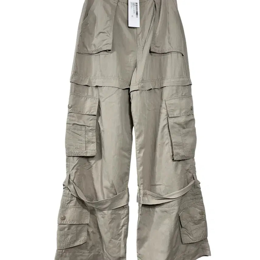 [BUNJANG] 3CE StyleNanda Multi Cargo Pants Beige / 3ce 스타일난다 멀티 카고 팬츠