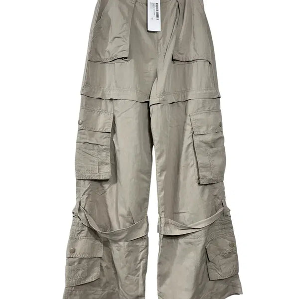 [BUNJANG] 3CE StyleNanda Multi Cargo Pants Beige / 3ce 스타일난다 멀티 카고 팬츠