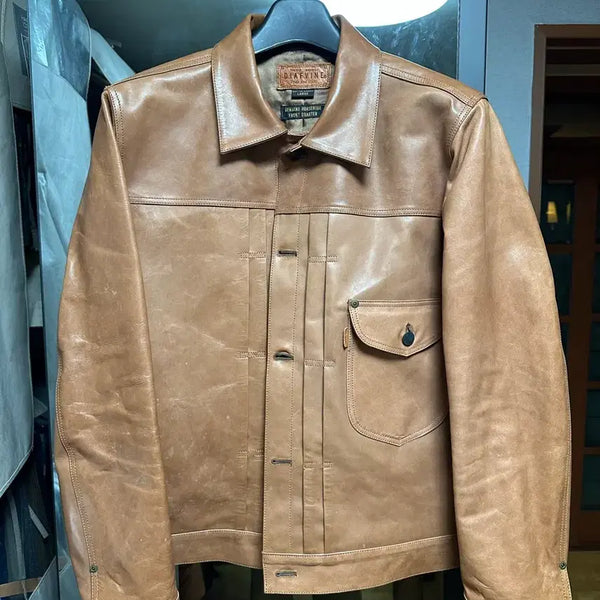 [BUNJANG] Diaphanous Horsehide Type 1 Jacket / 디아프바인 말가죽Type1