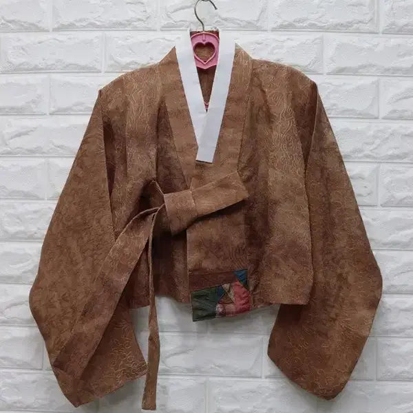 [BUNJANG] Persimmon Dyeing Rayon Jeogori - Women's Size 77 (L) / 33 감물염색 인견저고리 여성 77 L 키150-160 개량한복 저고리