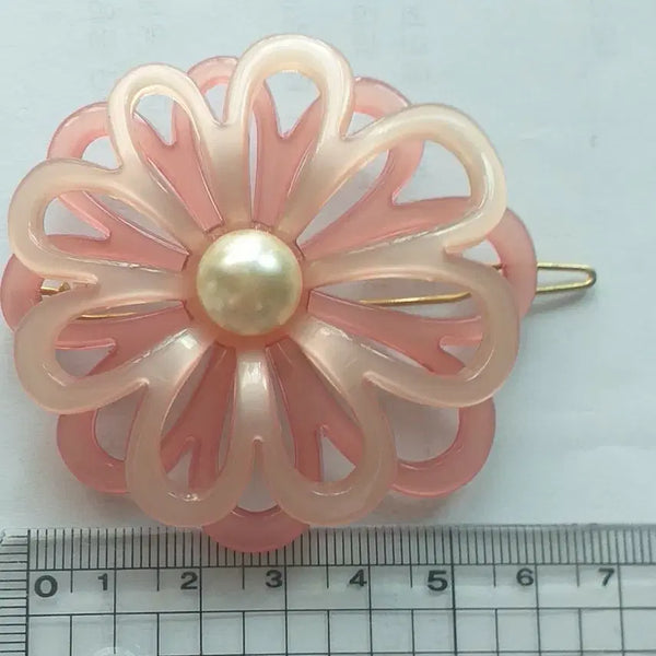 [BUNJANG] Jean Paul Clarrise Flower Pearl Hairpin / 프랑스 장폴 클라리쎄 꽃 모양 진주 머리핀